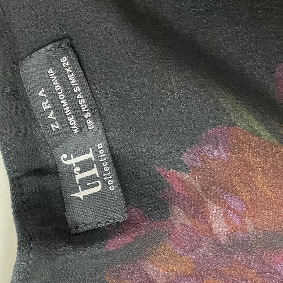 Zara (trf collection) 80s Inspired Floral Blouse - Picture 5 of 8